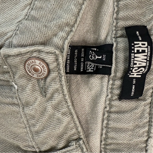 Rewash Women's Boyfriend Jeans - Olive Green - Picture 6 of 8